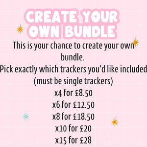 Create Your Own Bundle – Savings Challenge Budget Binder Inserts