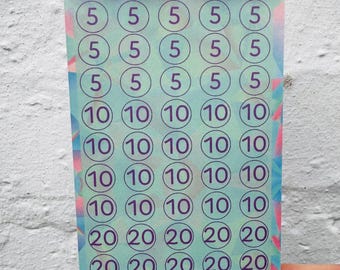Weekly Wins Saver Challenge – Laminated Cash Envelope Tracker