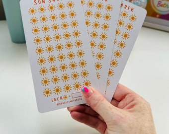 Sun Saver Challenge – Laminated A6 Cash Budget Tracker