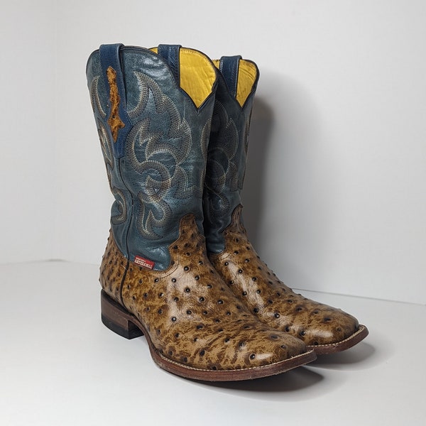 Ostrich Cowboy Boots Etsy