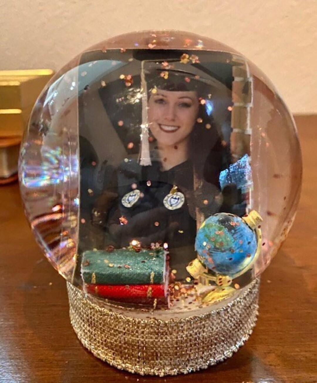 Personalized Graduation Snow Globe Etsy