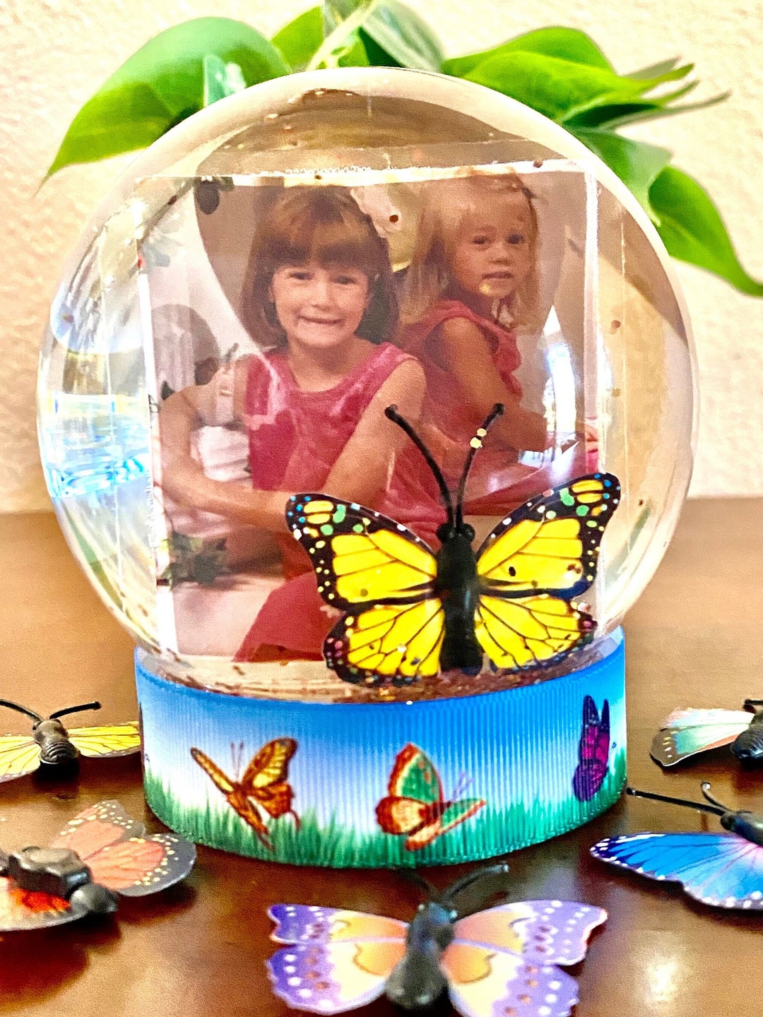 Personalized Butterfly Snow Globe Etsy