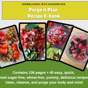 E-Book Purge it Plan / E-Book per disintossicare il tuo corpo / Ricette per disintossicare il tuo corpo / Perdita di peso / Ripristina corpo e mente