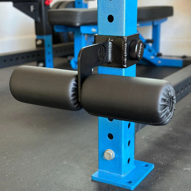 Adjustable Nordic Hamstring Curl / Knee Pad Power Rack Attachment Etsy