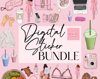 Self Care Digital Stickers | Goodnotes Stickers | Cute Hand Draw ...