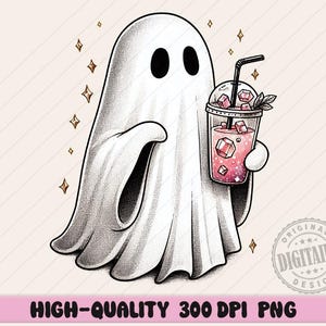 Retro Cute Ghost PNG, Halloween PNG,Cute Halloween PNG, Fall Halloween, Png, Halloween Sublimatio, Boujee Ghost Png, Pumpkin Png, Boujee Png