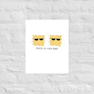 Grillige Ravioli Print, Punny Pasta Print voor keuken, restaurant, thuis.