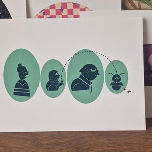 In Space We Trust Print: Modern Minimalist Emblem (A4 or 5x7) image 8