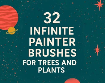 Infinite Painter Brushes: Foliage & Nature Brush Set (Digital Download)