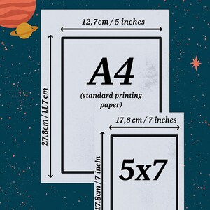In Space We Trust Print: Modern Minimalist Emblem (A4 or 5x7) image 3