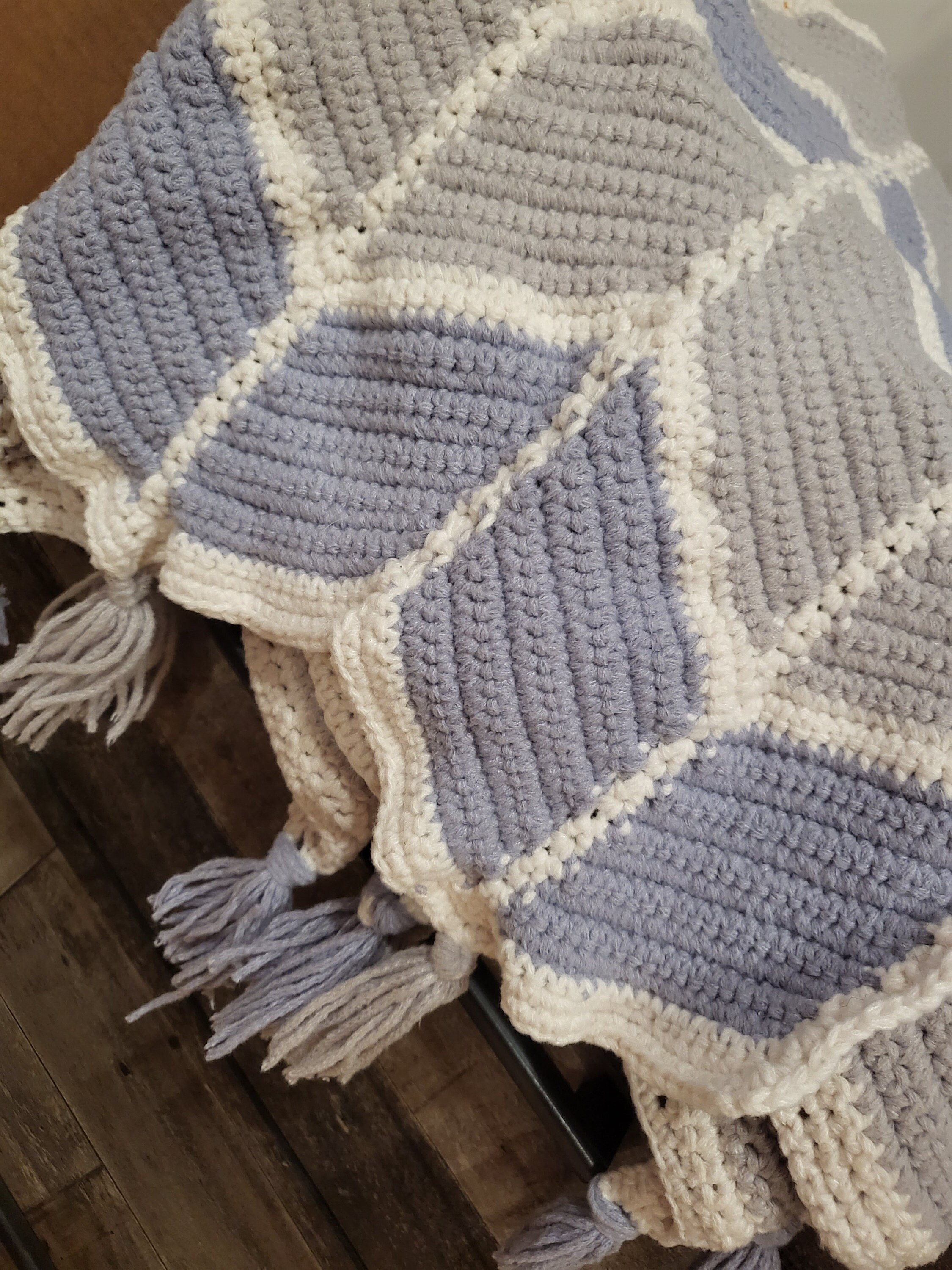 Herringbone Baby Blanket Etsy