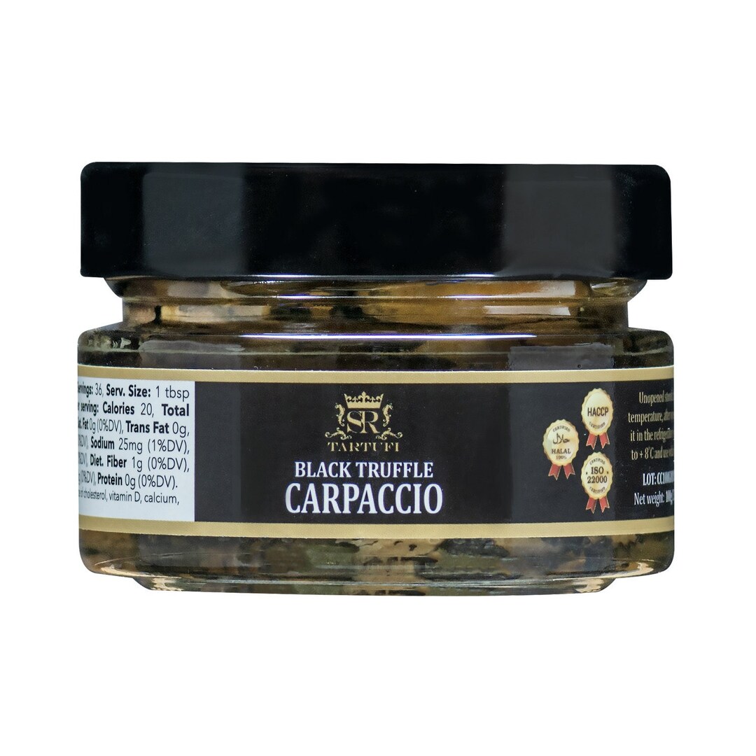 Black Truffle Carpaccio Black Truffle Slices in Extra Virgin Etsy