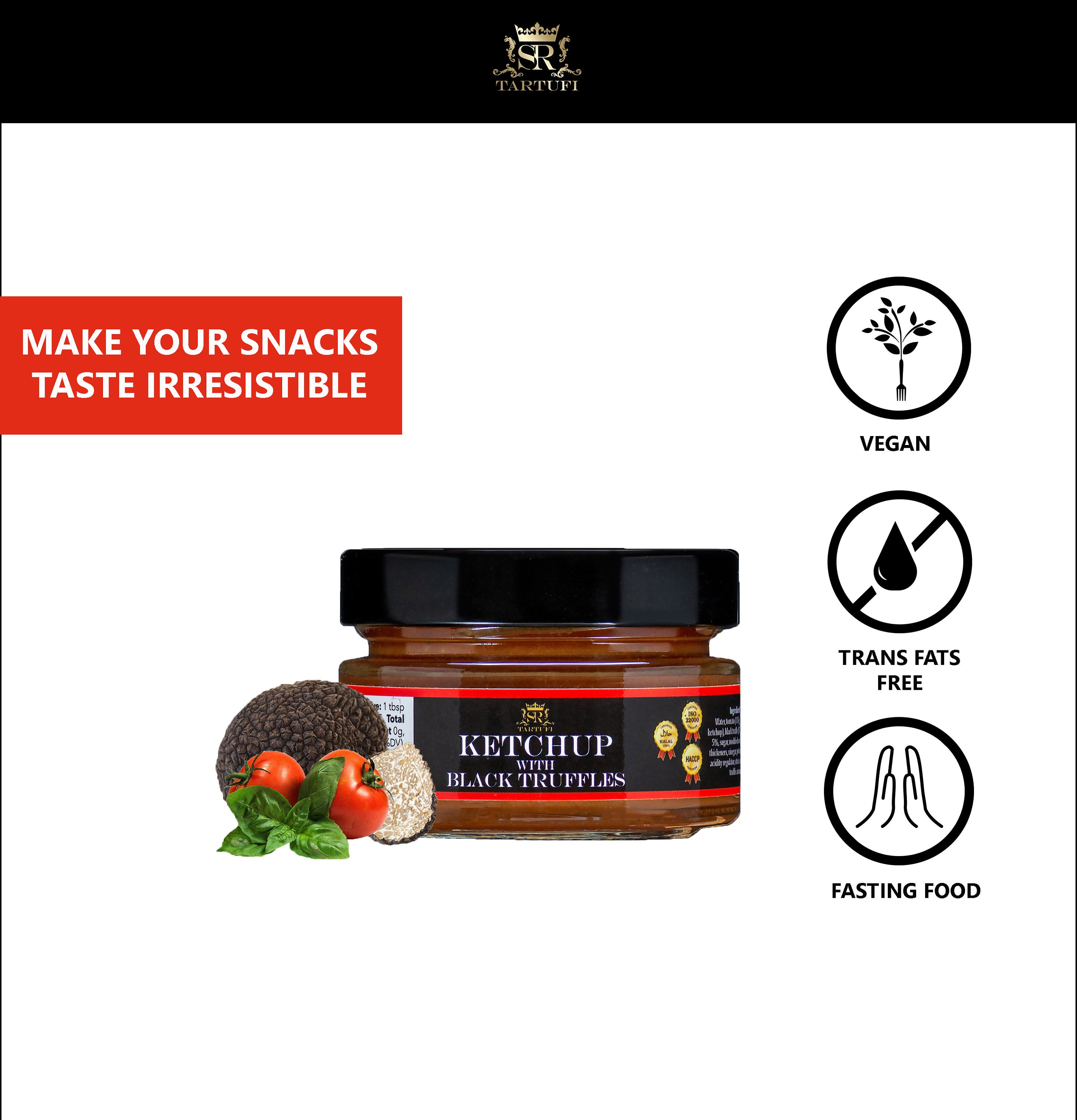 Ketchup With Black Truffle Gourmet Dipping Side Dip Sauce Etsy