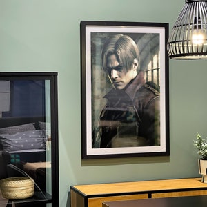 Leon Kennedy | Resident Evil Concept Art | High Quality Digital Print