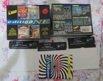 Commodore 64 Edition one (4-disc spel i låda, utmärkt urval).