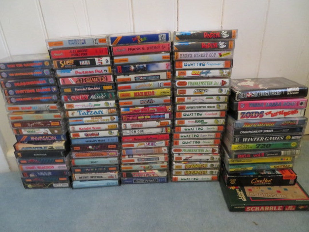Amstrad 464 Cassette Games Etsy