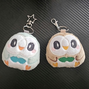 1 PC Chibi Owl Rowlet Charm [Handmade]