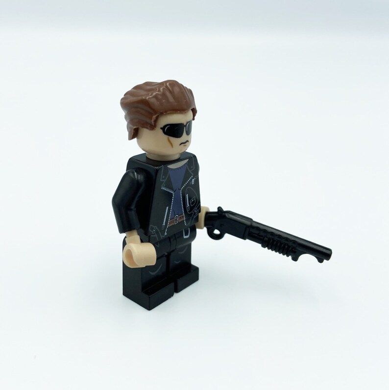 Terminator Arnold Schwarzenegger Fan Minifigure MOC Mini Celebrity