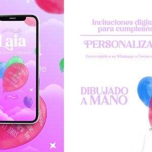 Invitaciones digitales para cumpleaños