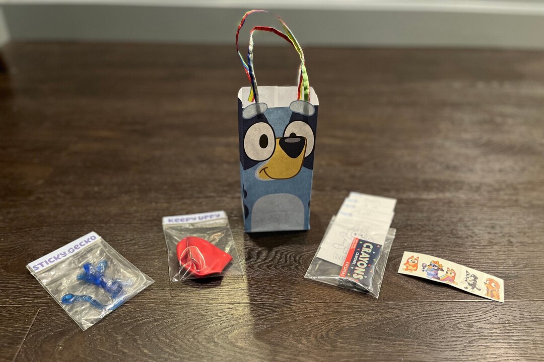 Bluey Party Favor Bags Etsy