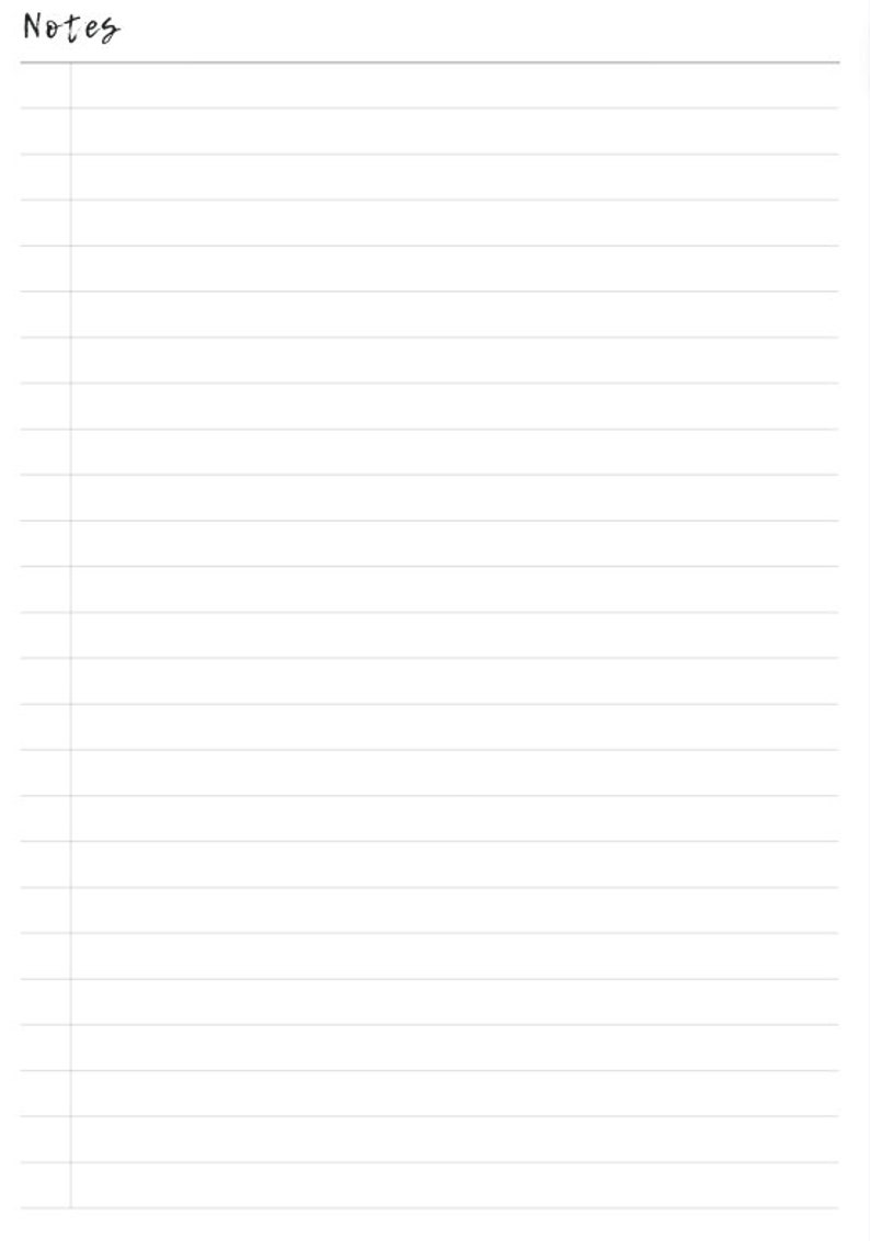 Full Letter Size Printable Planner: Weekly With Hourly Agenda - Etsy