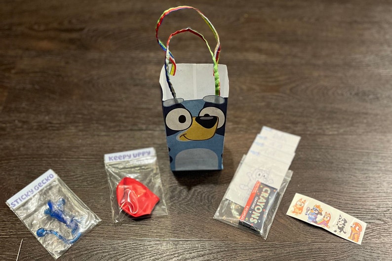 Bluey Party Favor Bags Etsy