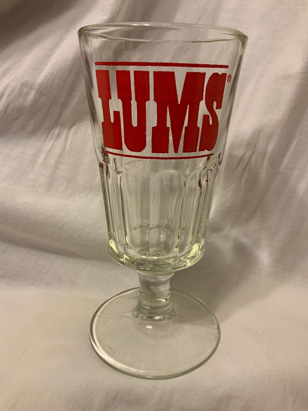 Lums Soda Shake Glass Lums Restaurant Sundae Glass Etsy