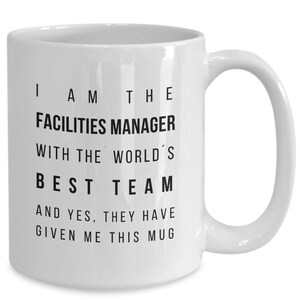 Facility Manager Gift, Facilities Manager, Facilities Manager Gifts, Facilities Management Gifts, Facility Manager Mug