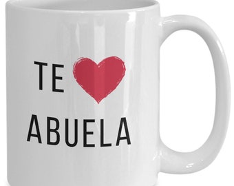 Abuela Mug, Gift For Abuela, Regalo Para Abuela, Te Amo Abuela, Mama Gifts  Abuela Gifts, Regalos Para Esposa