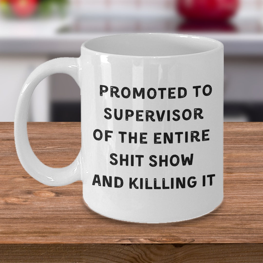 Shit Show Supervisor Mug, Shitshow Supervisor, Shot Show Supervisor Mug, Gag Gifts for Boss Male