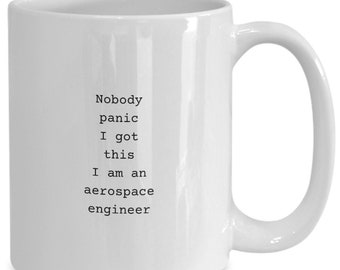 Aerospace Engineer Coffee Mug, Coffee Cup, Gifts for Aerospace Engineering, Christmas , Birthday, Funny Gift Ideas for Her Him