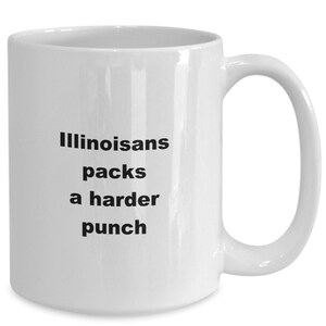 Illinois coffee mug, illinois gift, gift for illinoisians, prarie state gift