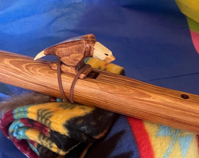 Jonah Thompson Native American EAGLE Flute With Fleece Flute Bag - Etsy