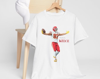 Maglietta Travis Kelce dei Kansas City Chiefs: abbigliamento per tifosi di football