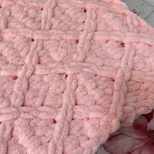 Soft handmade knitted blanket and cover for baby. Knitted with Alize PUFFY. Gifts for babies. Bedroom teen room and baby room.