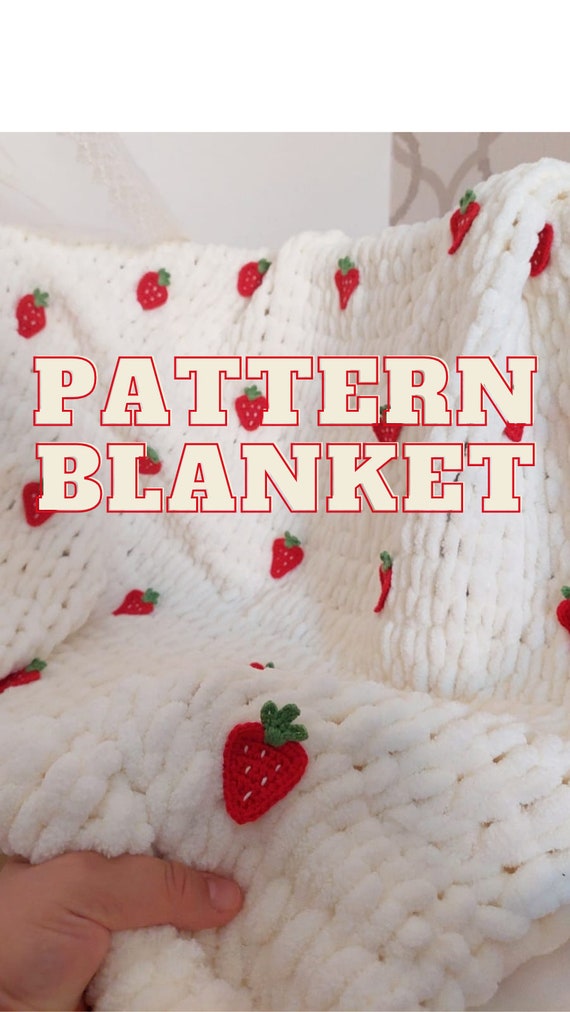 Strawberry Baby Blanket Pattern a Soft and Easy Knitting Blanket