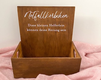 Notfallkörbchen | Hochzeit| Notfallbox | Notfallkiste | Kleine Helferlein | Hochzeitsdekoration