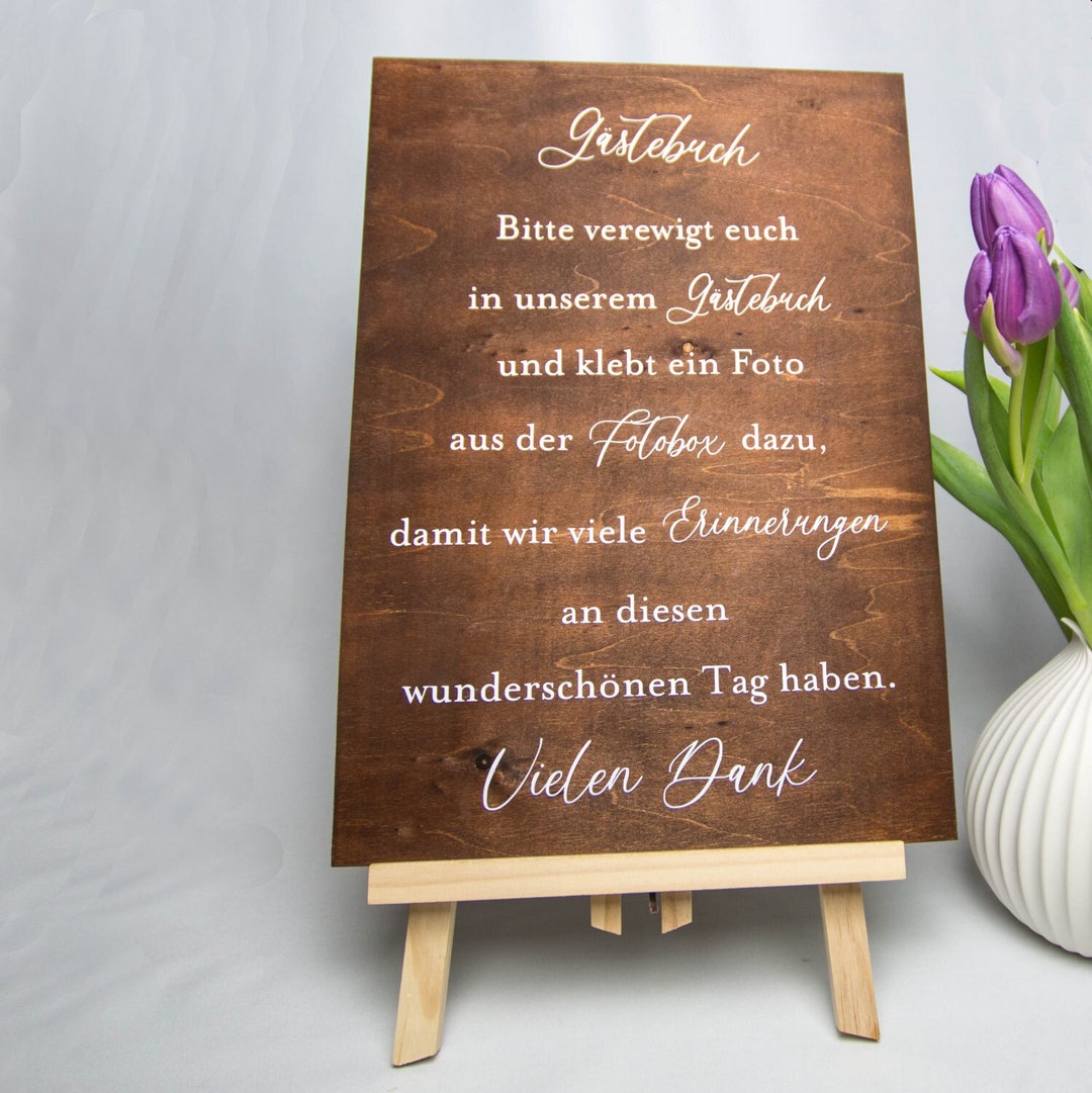 Hochzeitsschild Find Your Seat - Rustikales Holzschild 45,7x61cm Für Sitzplatzkarte