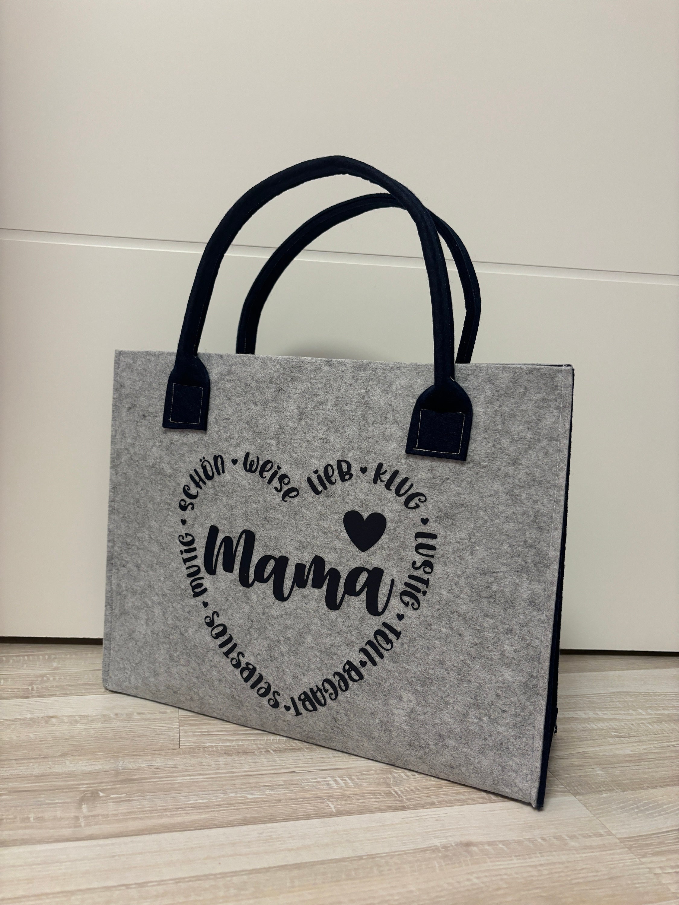 Filztasche • freie Motivauswahl • Gratis Versand Österreich • GESCHENK •  MAMA • FAMILIE • verschiedene Taschen Farben •
