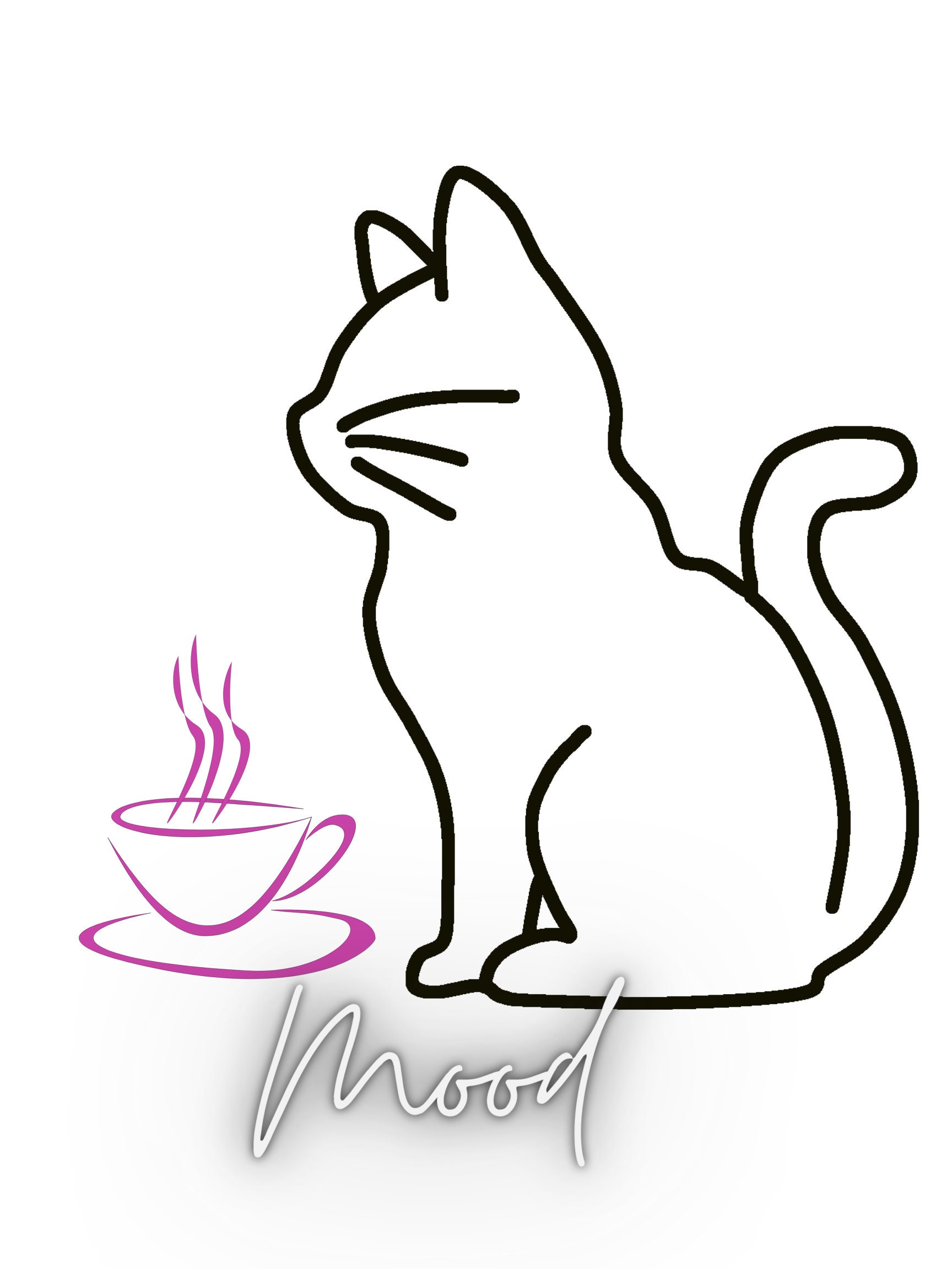 Coffee and Cats Etsy