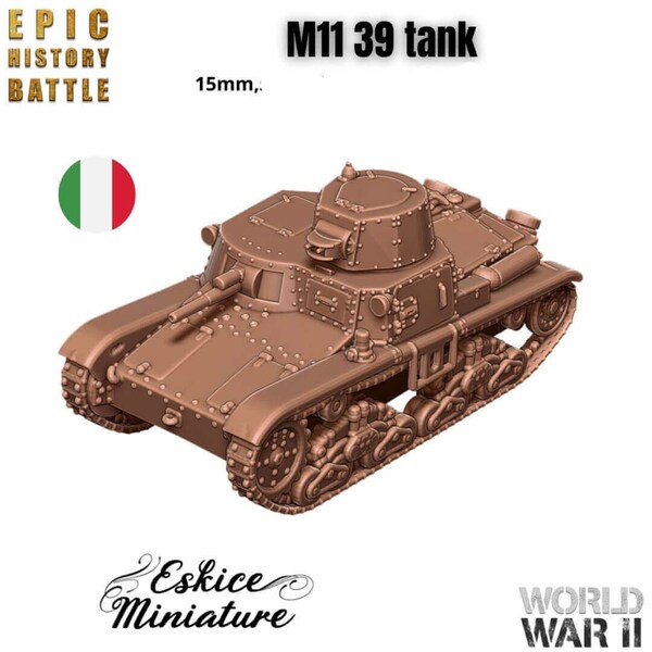 M11 39 Panzer - 15mm | Italien