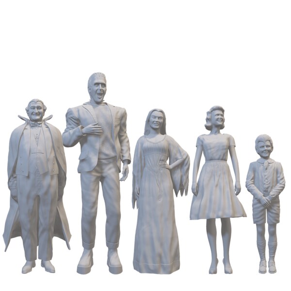 Helloween - Die Monsterfamilie Minatur-Figuren-Set (5 Figuren)