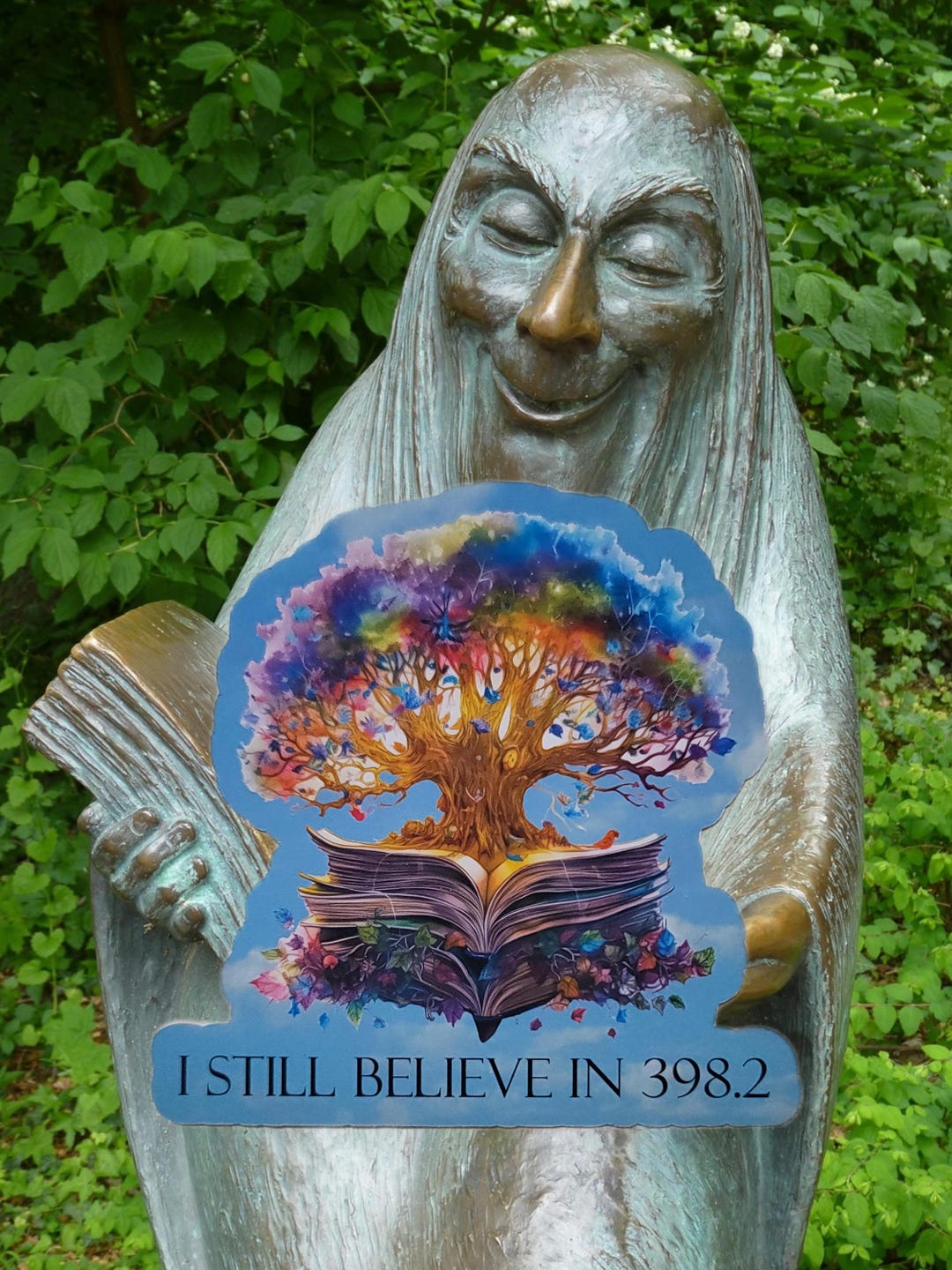I Still Believe in 398.2 Book Sticker | Library Lover Sticker | Dewey ...