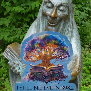 398.2 Dewey Decimal Fairy Tale Sticker - Laptop, Water Bottle