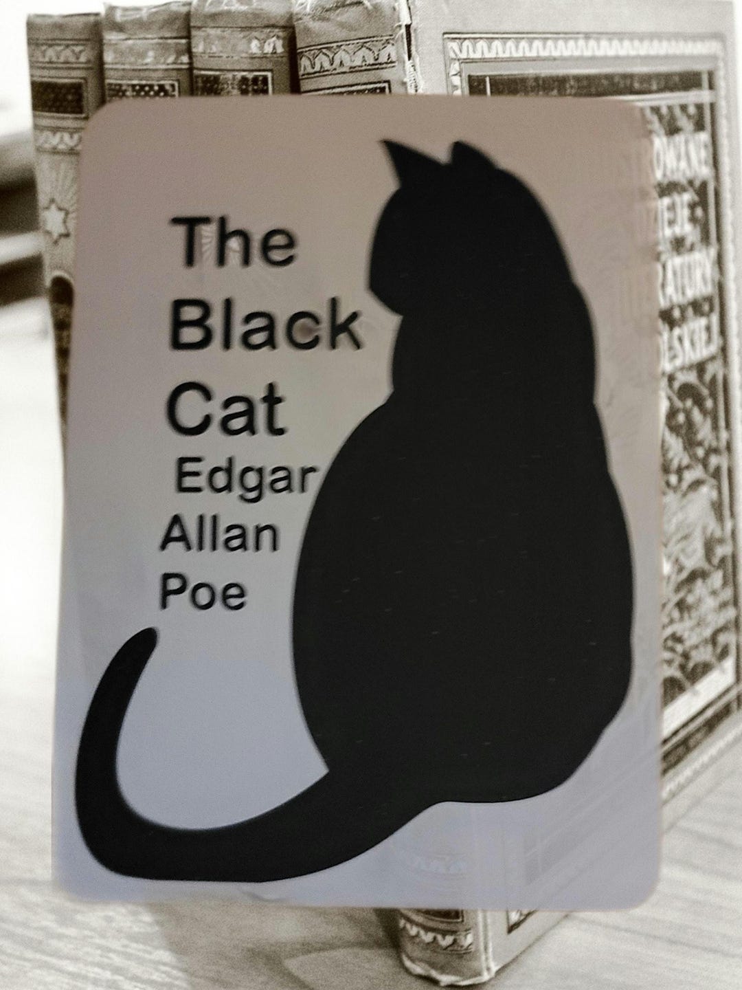 The Black Cat Edgar Allan Poe Sticker – Gothic Literature Horror Vinyl ...