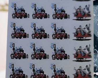 Car Wash & Auto Service Planner Stickers | Vehicle Maintenance Stickers | Car Wash Reminder Stickers | Auto Care Planner Icons | Car Service