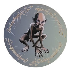 Gollum: One Ring Elvish Script The Hobbit/Lord off the Rings Laptop/Water-Bottle Sticker 3.25 Inches High