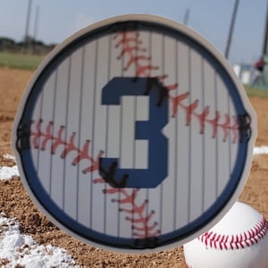 Autocollant Babe Ruth n° 3 des meilleurs joueurs de baseball, parfait pour un ordinateur portable ou une bouteille d'eau