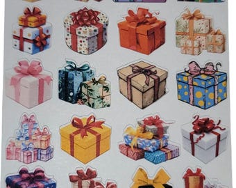 Gift Box Stickers Assorted Presents - perfect for Planner/Journals