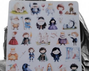 Shakespeare Hamlet Sticker Pack | Literary Character Decals | Watercolor Shakespeare Stickers | English Teacher Gift